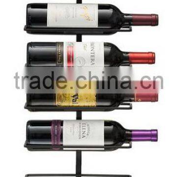 Decorative Wall Mount Wine Rack (Holds 9 Bottles)