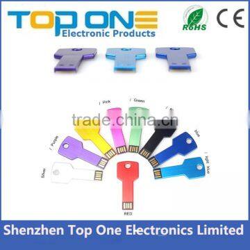 Key Shaped USB Memory Stick, Metal USB Flash Drive for Promotion Gift photo-3