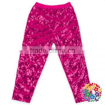 Apparel Supplier Baby Sequin Pants Wholesale Fashion Girls Long Pants Fashion Girls Short Pants