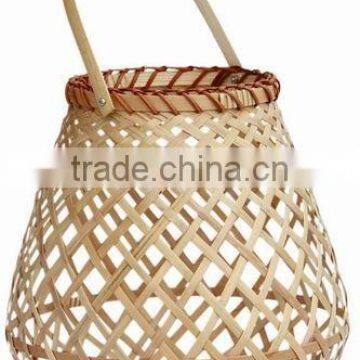 Natural Vintage Bamboo Lantern photo-2