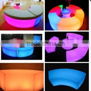 led curve stool snake shape lighting furniture