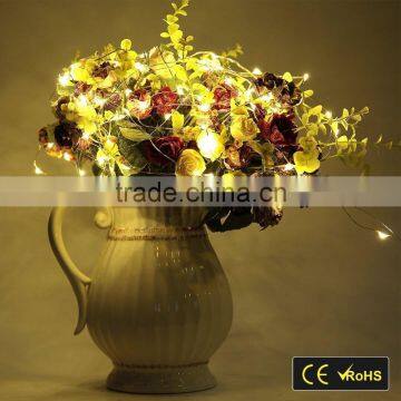 Waterproof decorative warm white flower wedding lights