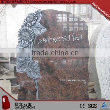 Hot sales german style Aurora polished chinese granite monument