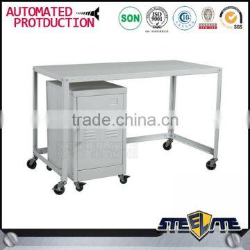 Lockable Cheap Movable Office CKD Metal Rolling Desk photo-3