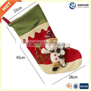 Felt Colorful Design Christmas Sock for Sale photo-3