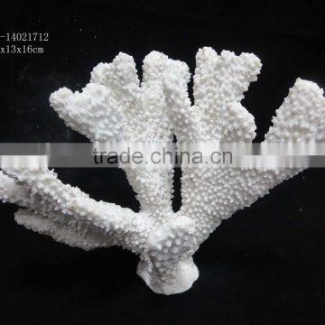 Resin artificial coral reef aquarium