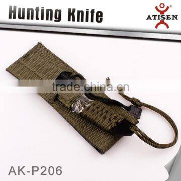 Hot Sale Hunting Fixed Knife 3Cr13 Blade Lanyard Wrapped Handle Outdoor Camping Knife Tools With Magnesium Fire Starter photo-3