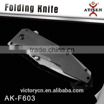 7cr17 Blade titanimum handle combination folding knife