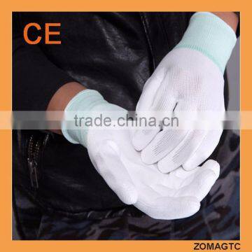 Anti Static ESD PU Palm Fit Carbon Gloves, Nylon Gloves