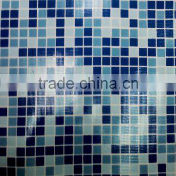 HOT model PVC swimming pool plastic liner (mosic, blue color)