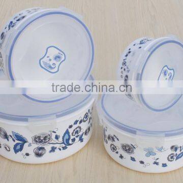 5 Set Plastic Round Shaped Storage Container Set photo-4