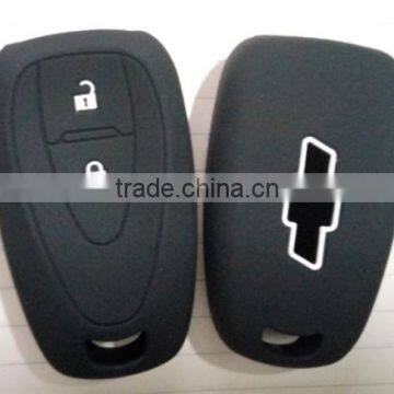 IN stock Silicone rubber key shell, key cover for chevrolt 2 buttons