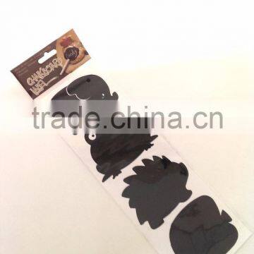 Decorative Chalkboard Label for Glass Bottle, Lovey Design Chalkboard Label Sticker, Elephant, Frog, Fish Pattens photo-3