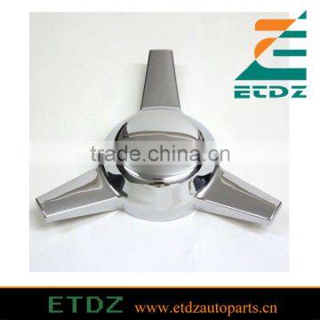 made of Stainless steel chrome plated knock-off wire wheel cap