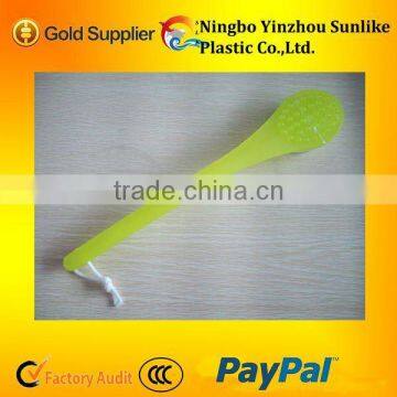 plastic handle bath brush with nylon