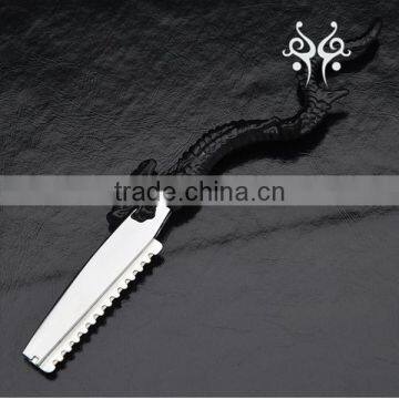 2017 Dragon Handle Folding Straight Barber Razor With Stainless Steel Blade photo-3