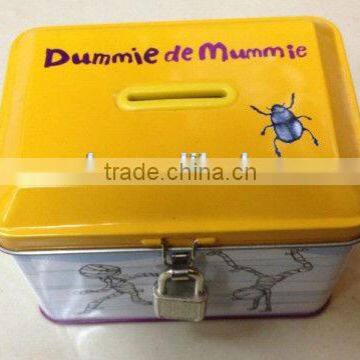 Customized High Quality Rectangle Metal Coin Bank photo-3