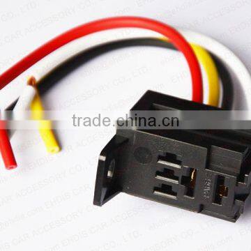 Automotive Relay Socket Auto Relay Stocket Violet Relay Socket 4pin photo-2