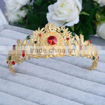 2017 High Quality Fashion Hair Accessories Headband Woman Retro Noble Queen Metal Crowns LH002-004 photo-3