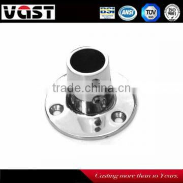 Marine Hardware Stainless Steel 90 Degree Round Base