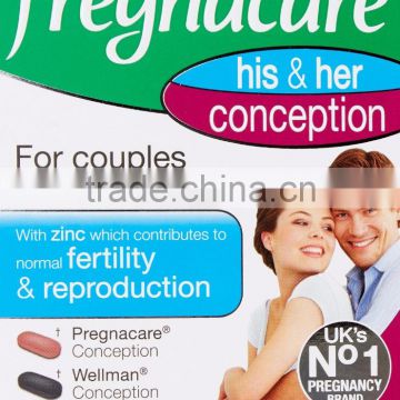 Vitabiotics Pregnacare Conception for Couples, 60 Tablets