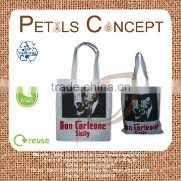 PP non-woven promotional bag with self handle