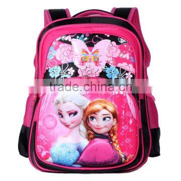 latest wholesale cartoon children school bag/student backpack