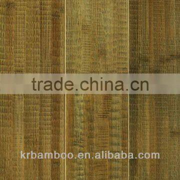 Teak Hand Scraped Horizontal Bamboo Flooring