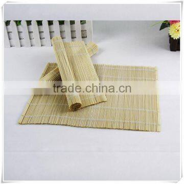 gold supplier high quality sushi rolling mat with green skin