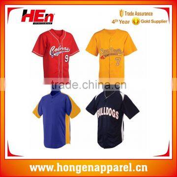 Hongen apparel custom tackle twill baseball jerseys fashion baseball jerseys cheap baseball jersey