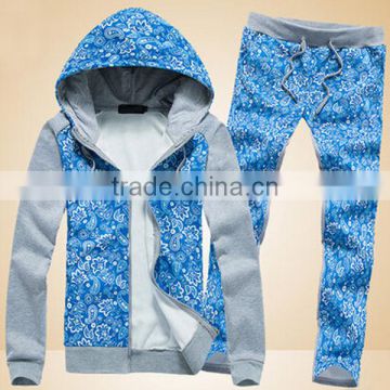 100% polyester custom design embroidered hoody, 3 panel Sports hoody 2016