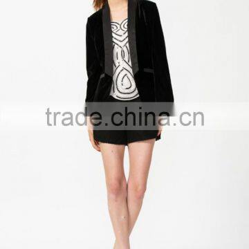 New Arrival Ladies' Long Sleeve Black Blazer / Jacket photo-2
