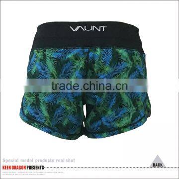 OEM Design Elastic Inside Rope Womens Gym Shorts Manufacturers photo-5