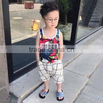 S17139A Baby Boys Summer Pattern Printed Vest photo-3