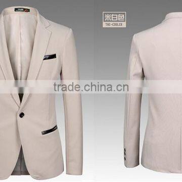 Custom Red and White Colour Latest Design Coat Pant Men Suit Nice Blazer Design photo-5