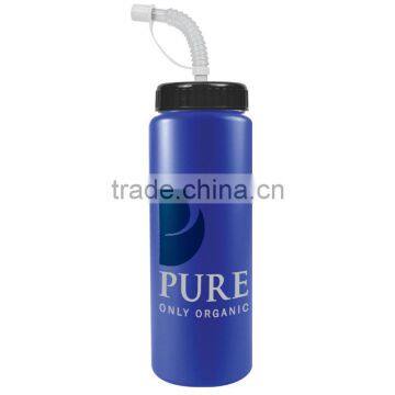 USA Made 32 oz Sports Bottle With Straw Lid - BPA/BPS-free, FDA Compliant and Comes With Your Logo photo-3