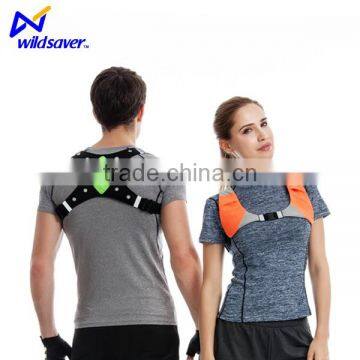 Fashion Cycling Jogging Safety Reflective X Vest With LED photo-6