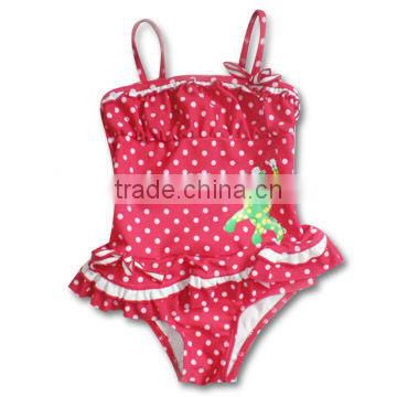 Kids Swimsuit Swimwear One Piece cut bow