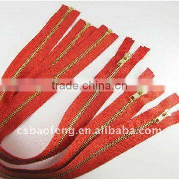 Flame-retardant zipper