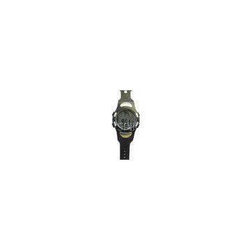 Electronic Waterproof Wrist Watch With 1/100 Second Chronograph