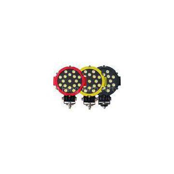Auto Accessories Red Yellow Black Ring Off Road Led Work Light 6.2 Inch 51W IP68