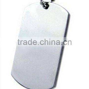 316L stainless steel military license titanium steel dog tag