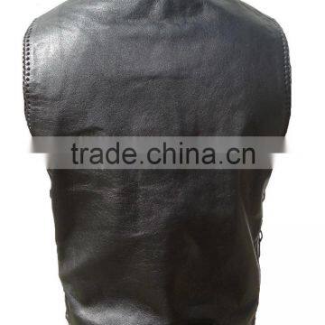 New Mens Top Quality A Grade Leather Style Waistcoat / VEST photo-3