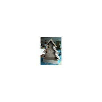 OEM Christmas tree shape Point of sales Cardboard Counter Displays for supermakets