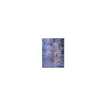 Stone lion, Yellow marble lion, Granite lion ,Limestone lion.stone carving lion,Waking lion ,Sitting lion