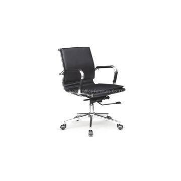 high end popular low back ribbed black eames chair executive office chair