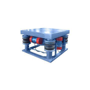 Vibrating table for concrete