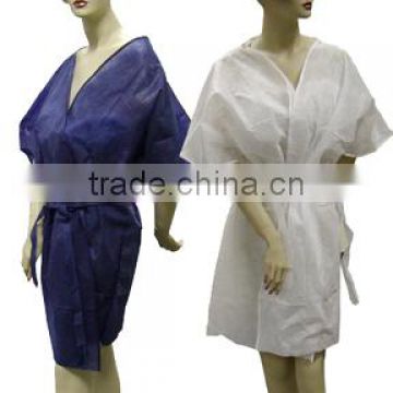 disposable medical kimono, nonwoven kimono robes for beauty spa & salon