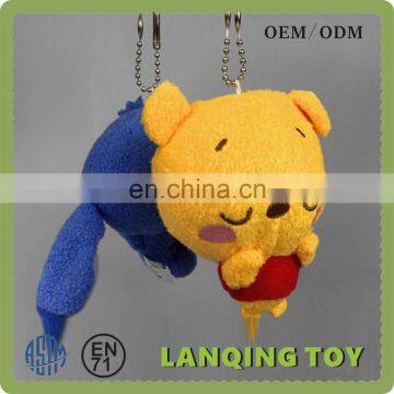 New Product Custom Animal- Shaped Plush Keychain