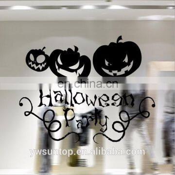 Halloween Theme Pumpkin Evil Window/Wall Sticker Halloween Decoration Home Decoration